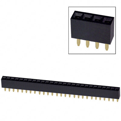 PPPC271LFBN-RC by Sullins Connector Solutions - CONNECTOR HDR 27POS 0.1 GOLD PCB