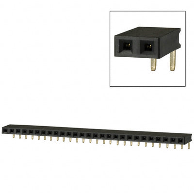 PPPC271LGBN by Sullins Connector Solutions - CONNECTOR HDR 27POS 0.1 GOLD PCB R/A
