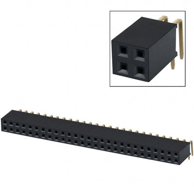 PPPC272LJBN-RC by Sullins Connector Solutions - CONNECTOR HDR 54POS 0.1 GOLD PCB R/A