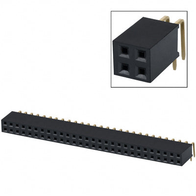 PPPC282LJBN by Sullins Connector Solutions - CONNECTOR HDR 56POS 0.1 GOLD PCB R/A