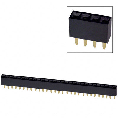 PPPC291LFBN by Sullins Connector Solutions - CONNECTOR HDR 29POS 0.1 GOLD PCB