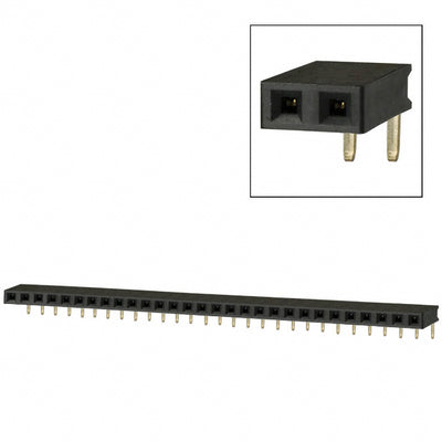 PPPC291LGBN-RC by Sullins Connector Solutions - CONNECTOR HDR 29POS 0.1 GOLD PCB R/A