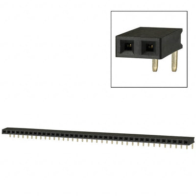 PPPC381LGBN by Sullins Connector Solutions - CONNECTOR HDR 38POS 0.1 GOLD PCB R/A