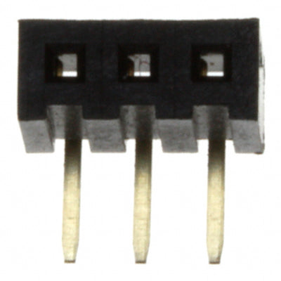 NPPN031FGGN-RC by Sullins Connector Solutions - CONNECTOR HDR 3POS 0.079 GOLD PCB R/A