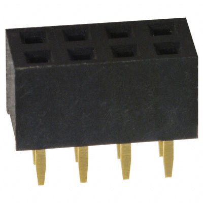 NPPN042AFCN-RC by Sullins Connector Solutions - CONNECTOR HDR 8POS 0.079 GOLD PCB