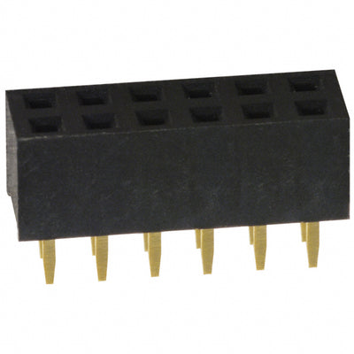 NPPN062AFCN-RC by Sullins Connector Solutions - CONNECTOR HDR 12POS 0.079 GOLD PCB