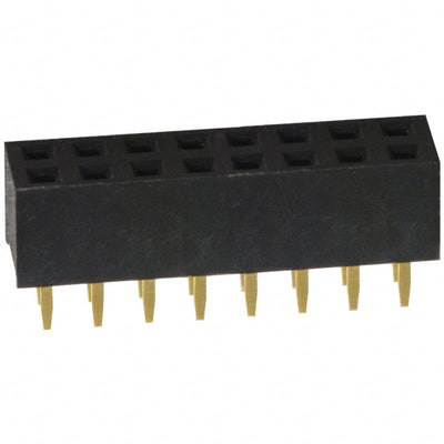 NPPN082AFCN-RC by Sullins Connector Solutions - CONNECTOR HDR 16POS 0.079 GOLD PCB