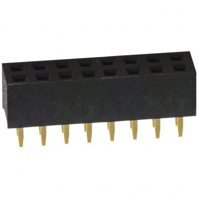 PPPN082AFCN by Sullins Connector Solutions - CONNECTOR HDR 16POS 0.079 GOLD PCB