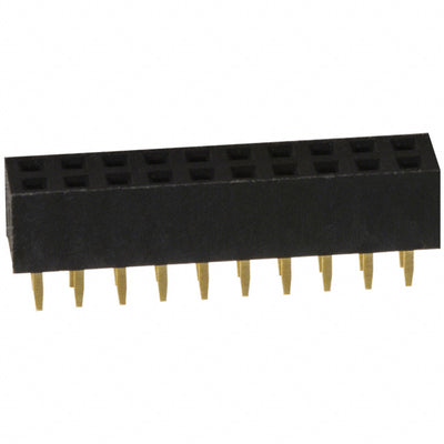 PPPN102AFCN by Sullins Connector Solutions - CONNECTOR HDR 20POS 0.079 GOLD PCB