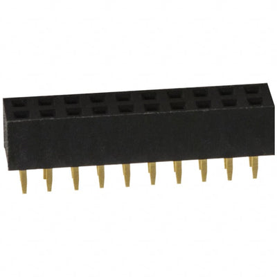NPPN102AFCN-RC by Sullins Connector Solutions - CONNECTOR HDR 20POS 0.079 GOLD PCB