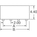 PPPN151BFLC by Sullins Connector Solutions - CONNECTOR HDR 15POS 0.079 GOLD SMD