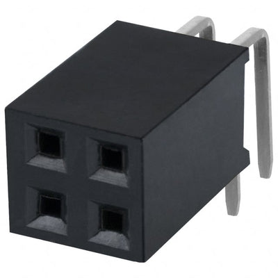 PPTC022LJBN by Sullins Connector Solutions - CONNECTOR HDR 4POS 0.1 TIN PCB R/A