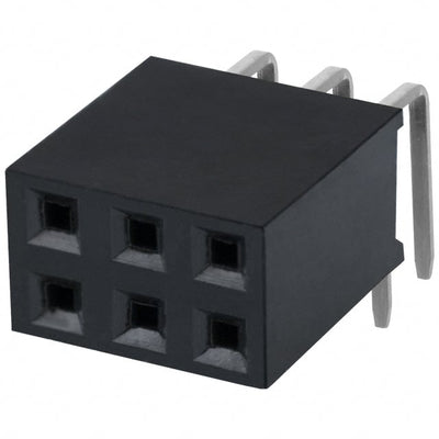 PPTC032LJBN by Sullins Connector Solutions - CONNECTOR HDR 6POS 0.1 TIN PCB R/A