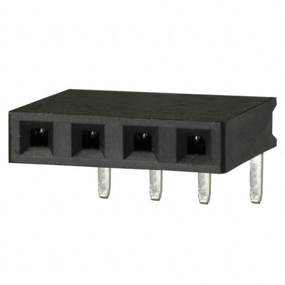 PPTC041LGBN-RC by Sullins Connector Solutions - CONNECTOR HDR 4POS 0.1 TIN PCB R/A