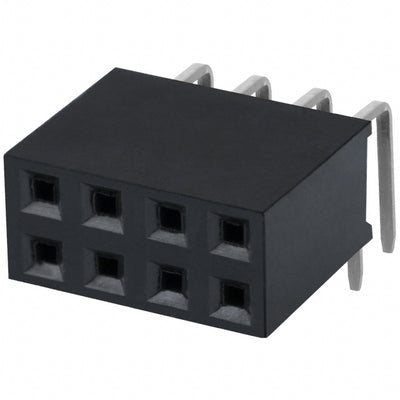 PPTC042LJBN by Sullins Connector Solutions - CONNECTOR HDR 8POS 0.1 TIN PCB R/A
