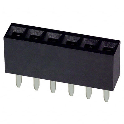 PPTC061LFBN by Sullins Connector Solutions - CONNECTOR HDR 6POS 0.1 TIN PCB