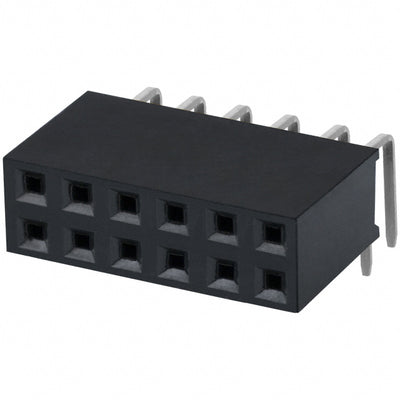 PPTC062LJBN by Sullins Connector Solutions - CONNECTOR HDR 12POS 0.1 TIN PCB R/A