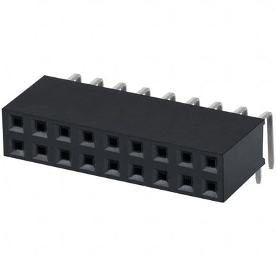 PPTC092LJBN-RC by Sullins Connector Solutions - CONNECTOR HDR 18POS 0.1 TIN PCB R/A