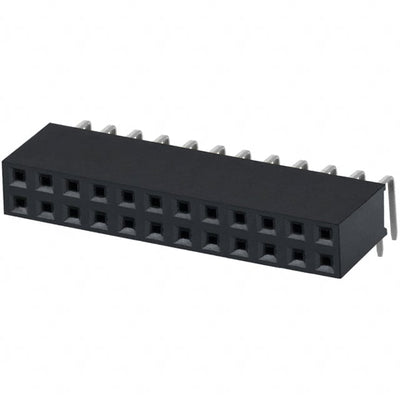 PPTC122LJBN-RC by Sullins Connector Solutions - CONNECTOR HDR 24POS 0.1 TIN PCB R/A