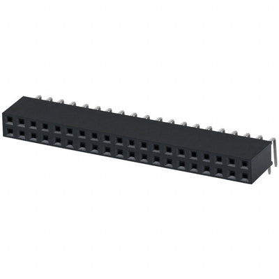 PPTC202LJBN-RC by Sullins Connector Solutions - CONNECTOR HDR 40POS 0.1 TIN PCB R/A