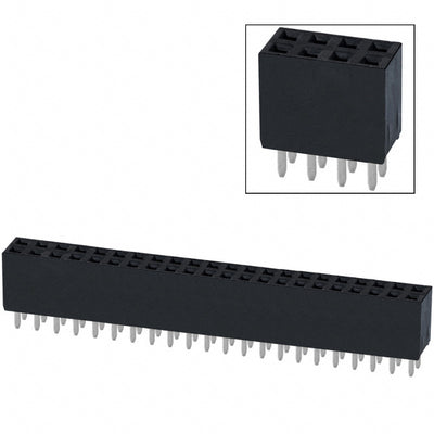 PPTC222LFBN by Sullins Connector Solutions - CONNECTOR HDR 44POS 0.1 TIN PCB