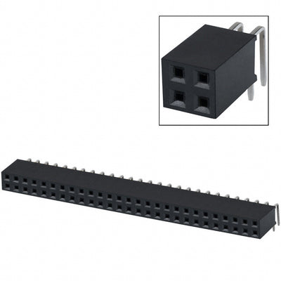 PPTC272LJBN-RC by Sullins Connector Solutions - CONNECTOR HDR 54POS 0.1 TIN PCB R/A
