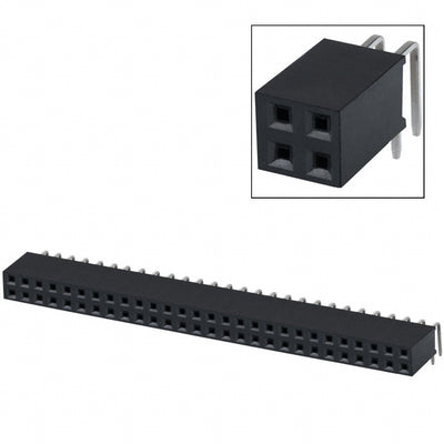 PPTC282LJBN by Sullins Connector Solutions - CONNECTOR HDR 56POS 0.1 TIN PCB R/A