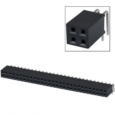PPTC292LJBN by Sullins Connector Solutions - CONNECTOR HDR 58POS 0.1 TIN PCB R/A