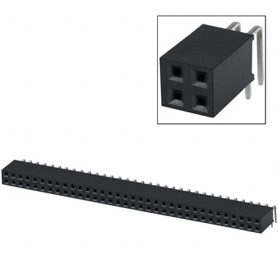 PPTC342LJBN by Sullins Connector Solutions - CONNECTOR HDR 68POS 0.1 TIN PCB R/A