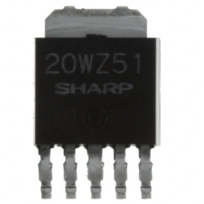 PQ20WZ51J00H by Sharp Microelectronics - IC REG LINEAR POS ADJ 500MA SC63