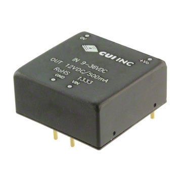 PQD6-Q48-D5-D by CUI Inc. - DC DC CONVERTER +/-5V 6W