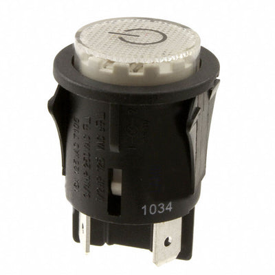 PR142C1011-107 by E-Switch - PUSH SWITCH BUTTON DPST 16A 125V