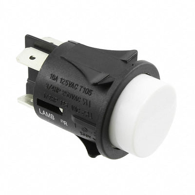 PR142C1200 by E-Switch - PUSH SWITCH BUTTON DPST 16A 125V