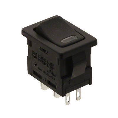 PRASC1-16F-BBR00 by TE Connectivity ALCOSWITCH Switches - ROCKER SWITCH SPST 16A 125V