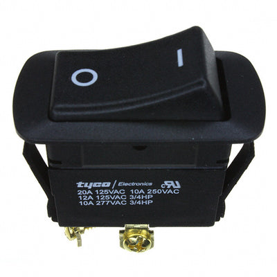 1-1571095-1 by TE Connectivity ALCOSWITCH Switches - ROCKER SWITCH SPST 20A 125V
