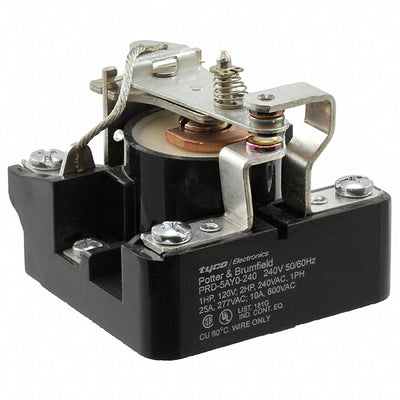 PRD-5AY0-240 by TE Connectivity Potter & Brumfield Relays - RELAY GEN PURPOSE SPDT 25A 240V