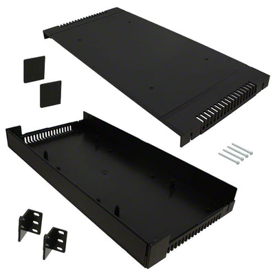 PRM-14460 by Bud Industries - BOX RACKMOUNT 1.75""X 8"" PLASTIC