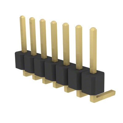 PRPC007SBAN-M71RC by Sullins Connector Solutions - CONNECTOR HEADER R/A 7POS 2.54MM