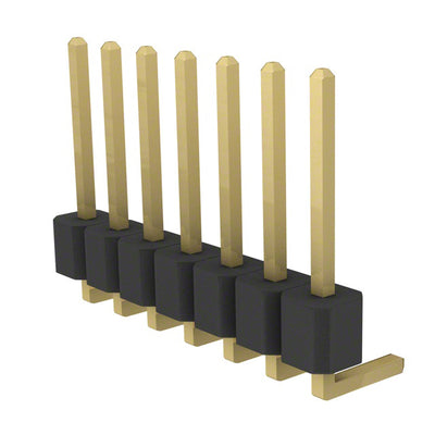PRPC007SGAN-M71RC by Sullins Connector Solutions - CONNECTOR HEADER R/A 7POS 2.54MM