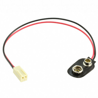 PRT-00091 by SparkFun Electronics - BATT CONNECT SNAP 9V 1 CELL WIRE