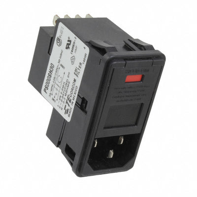 PS000SH30 by TE Connectivity Corcom Filters - PWR ENT MOD RCPT IEC320-C14 PNL