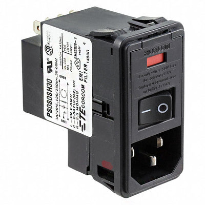 PS0S0SH30 by TE Connectivity Corcom Filters - PWR ENT MOD RCPT IEC320-C14 PNL