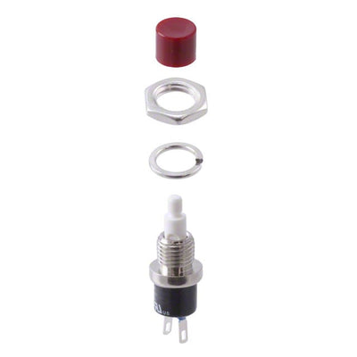PS1024ALRED by E-Switch - PUSH SWITCH SPST-NO 3A 125V