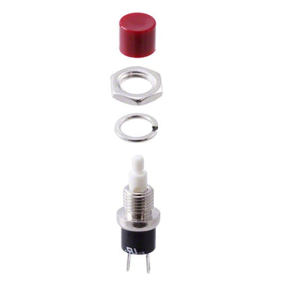 PS1024ARED by E-Switch - PUSH SWITCH SPST-NO 3A 125V