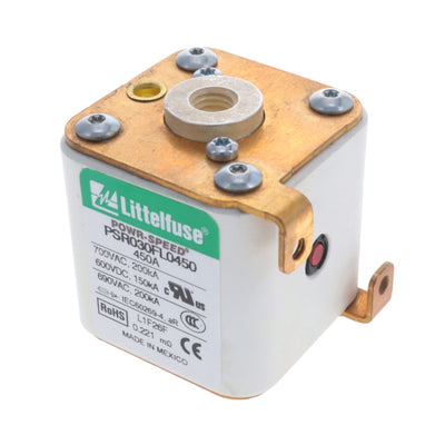 PSR030FL0450Z by Littelfuse Inc. - FUSE SQUARE 450A 700VAC/600VDC