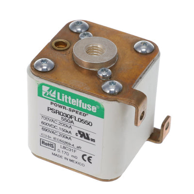 PSR030FL0550Z by Littelfuse Inc. - FUSE SQUARE 550A 700VAC/600VDC