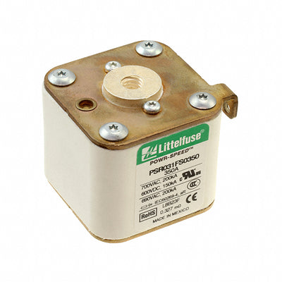 PSR031FS0350Z by Littelfuse Inc. - FUSE SQUARE 350A 700VAC/600VDC