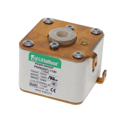 PSR032FL1100Z by Littelfuse Inc. - FUSE SQUARE 1.1KA 700VAC/600VDC