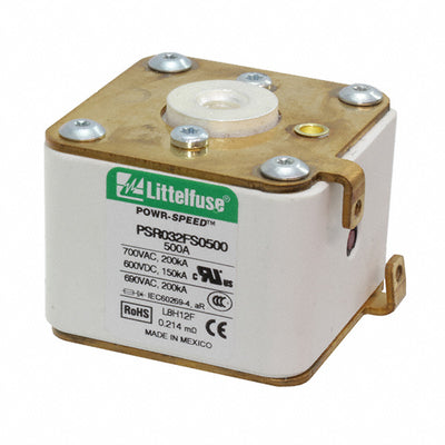 PSR032FS0500Z by Littelfuse Inc. - FUSE SQUARE 500A 700VAC/600VDC