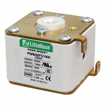 PSR032FS1000Z by Littelfuse Inc. - FUSE SQUARE 1KA 700VAC/600VDC
